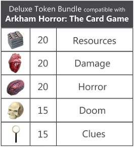 Realistic Tokens for Arkham Horror The Card Game