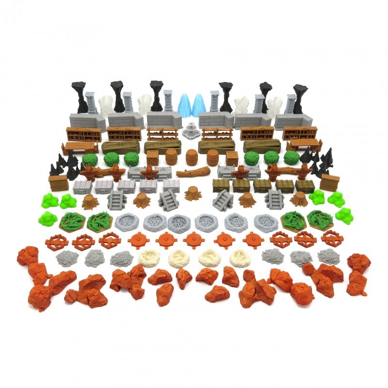 Full Scenery pack for Gloomhaven 139 bioplastic pieces