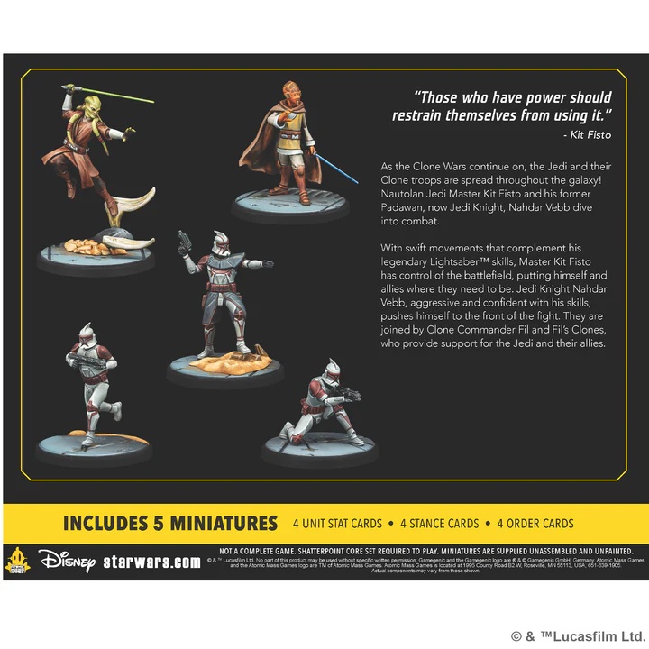 Star Wars Shatterpoint Requesting Your Surrender Kit Fisto Squad Pack
